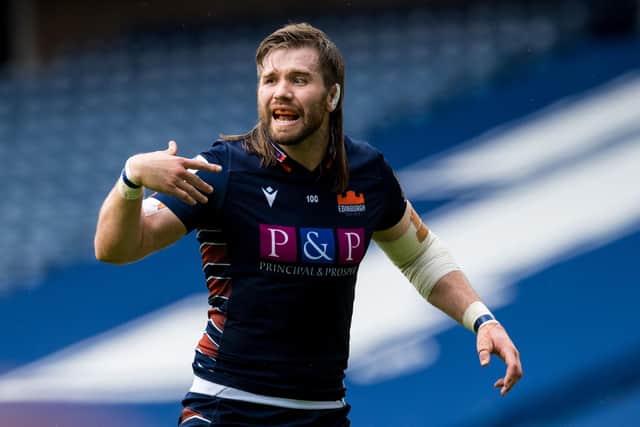 Ben Toolis in action for Edinburgh against Ulster, his first game for the club in over five months. Picture: Ross Parker/SNS