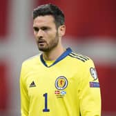 Craig Gordon rescued Scotland with a wondersave in the first half against the Faroe Islands.