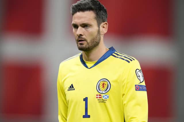 Craig Gordon rescued Scotland with a wondersave in the first half against the Faroe Islands.
