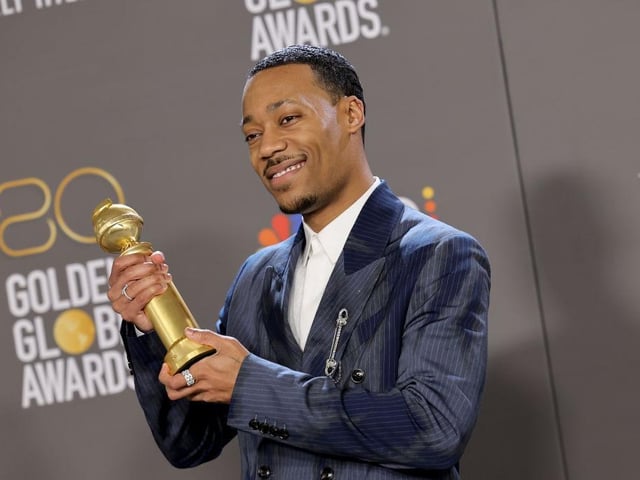 Abbott Elementary took a hat trick of Golden Globe awards with Tyler James Williams winning a gong last night.