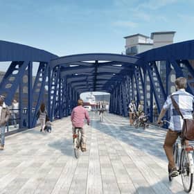 An image showing how the Victoria Swing Bridge could look once repairs have taken place. Picture: LDN Architects