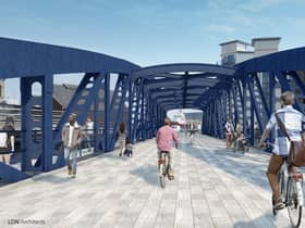 An image showing how the Victoria Swing Bridge could look once repairs have taken place. Picture: LDN Architects