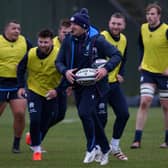 Scotland head coach Gregor Townsend during a Scotland Rugby training session at Oriam.