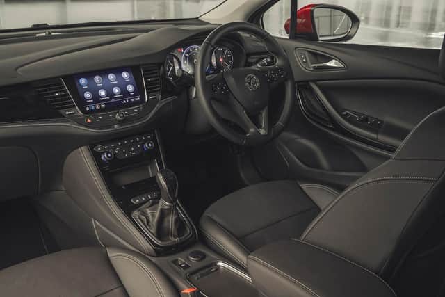 The Astra's interior is well equipped but lack the design flair of some rivals