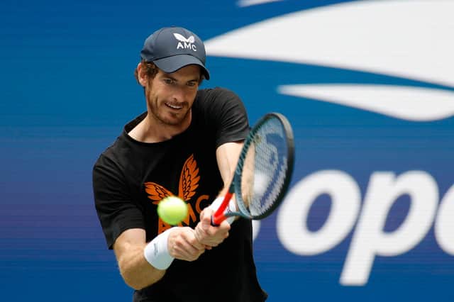 Andy Murray faces Stefanos Tsitsipas in the first round of the US Open.