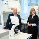 Paul Callaghan of the Scottish National Investment Bank, Clare Wareing of Cumulus Oncology and Andrew McNeill, Eos Advisory.