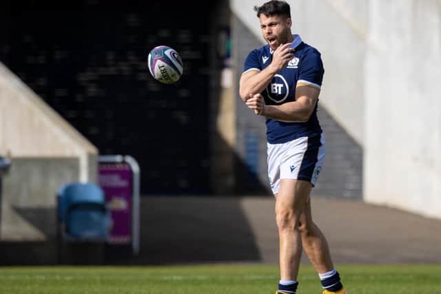 The absent Sean Maitland will be at the forefront of the Scotland players' minds. Picture: Craig Williamson/SNS