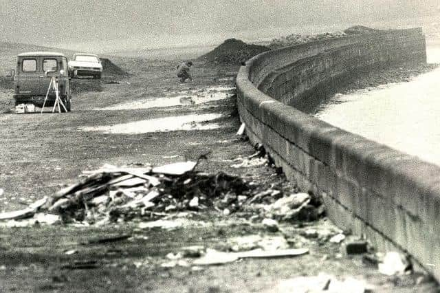 The Sheila Anderson murder scene at Gypsy Brae in Edinburgh.