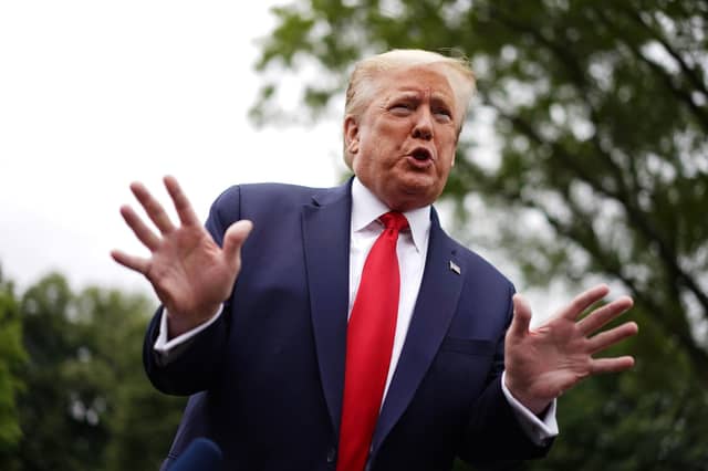 Donald Trump won 81 per cent of white evangelical and born-again Christians' votes, but failed to win support from 76 per cent of Jewish Americans in 2016 (Picture: Mandel Ngan/AFP via Getty Images)