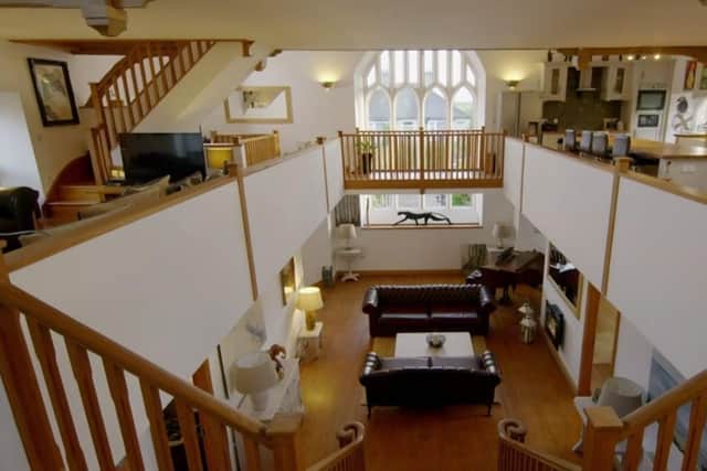 Gary and Bill were blown away by the 1850s Church conversion in England (Channel 4).