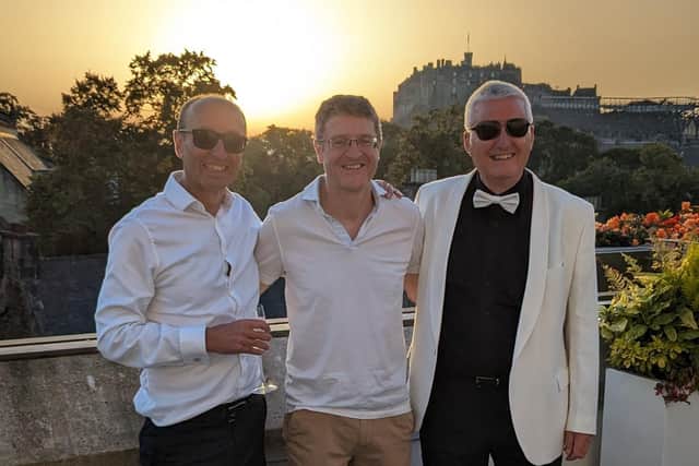 From left: i-confidential founders Ian Harragan, Simon Lawrence, and Colin Fraser. Picture: contributed.