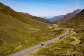 Glen Docherty on the North Coast 500 route. Picture: Steven Gourlay Photography/North Coast 500/North Highland Initiative/PA Wire
