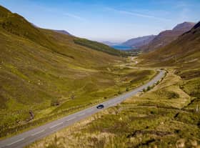 Glen Docherty on the North Coast 500 route. Picture: Steven Gourlay Photography/North Coast 500/North Highland Initiative/PA Wire