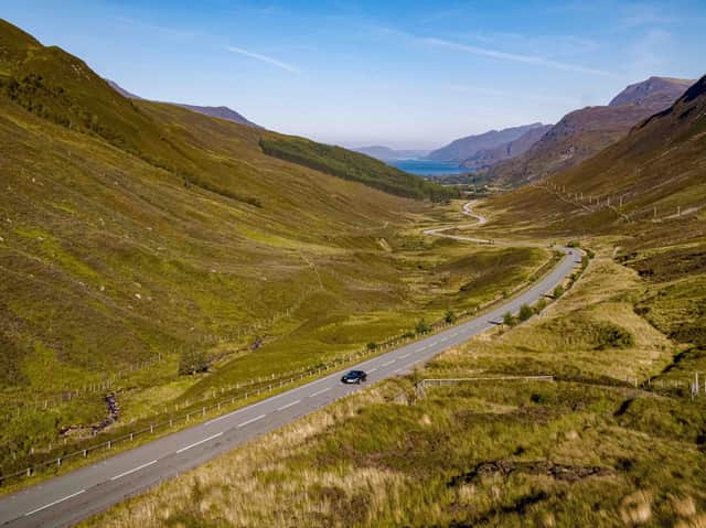 Glen Docherty on the North Coast 500 route. Picture: Steven Gourlay Photography/North Coast 500/North Highland Initiative/PA Wire