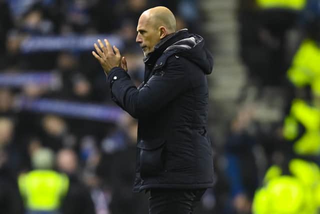Rangers manager Philippe Clement after the 2-0 win over St Mirren.