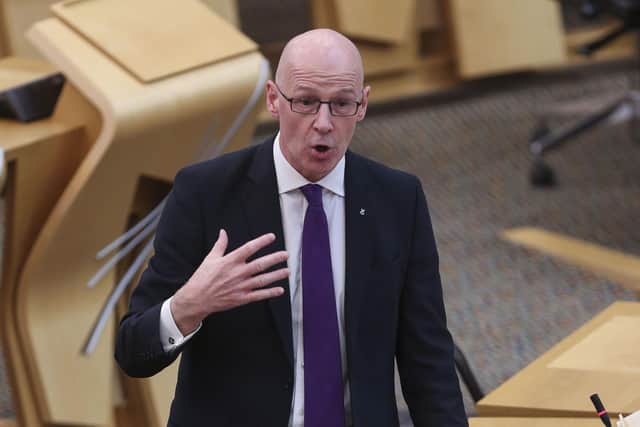 John Swinney spoke to BBC's Good Morning Scotland on Monday following the easing of restrictions (Photo: Fraser Bremner/Daily Mail/PA Wire).