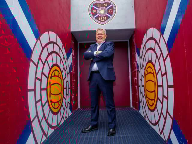Hearts chief executive Andrew McKinlay is now in day-to-day charge.
