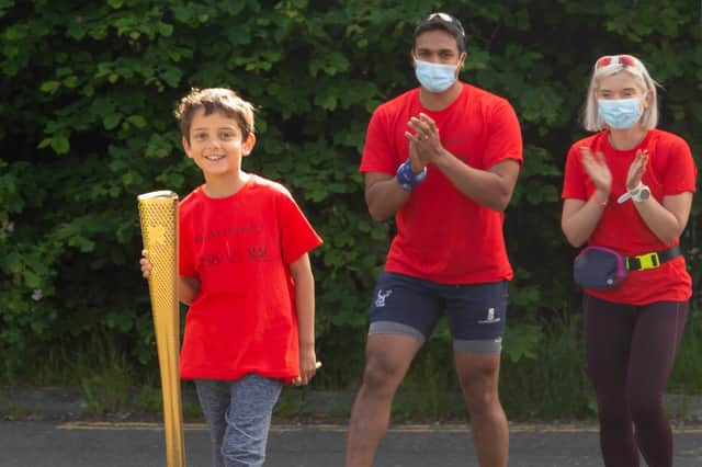 Edinburgh Academy schoolboy Daniel, brother of the late Matthew Tambyraja, led the charge in the touching charity effort.
