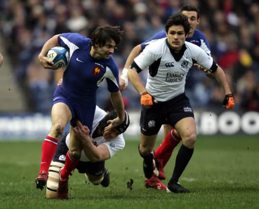 Christophe Dominici in action for France against Scotland during the 2006 Six Nations at Murrayfield. Picture: David Davies/PA