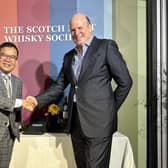 From left: Murphy Chang, Taiwan country director, and Mark Bedingham, non-executive director of Artisanal Spirits Company. Picture: contributed.