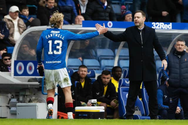 Rangers boss Michael Beale hailed Todd Cantwell for his impact since joining the club. (Photo by Craig Williamson / SNS Group)