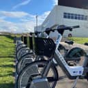 The hire e-bikes have become targets for vandals