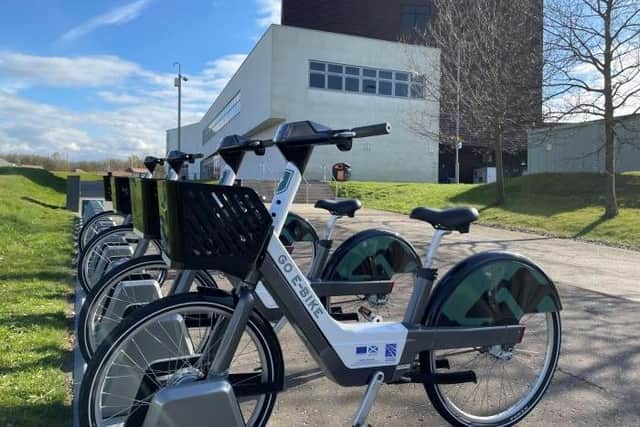 The hire e-bikes have become targets for vandals