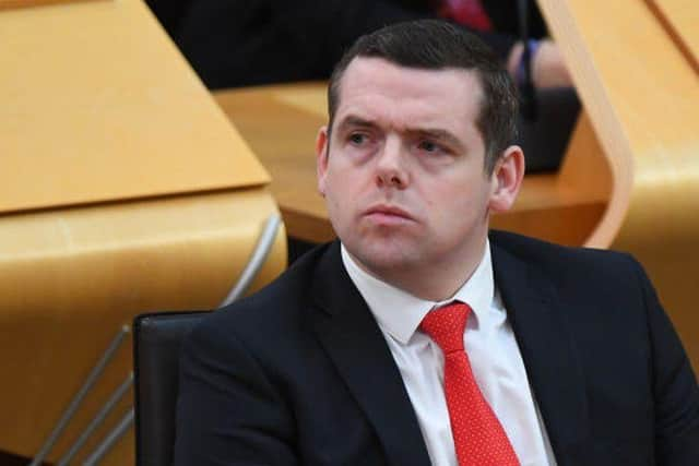 Douglas Ross has tested positive for Covid-19.