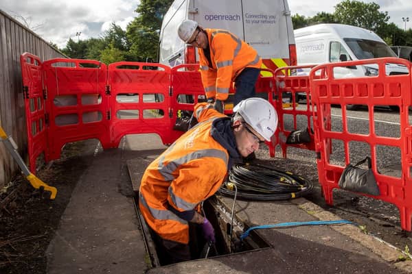 'We’re connecting parts of the nation other networks don’t reach, bringing an economic boost and backing rural communities,' says Openreach. Picture: contributed.