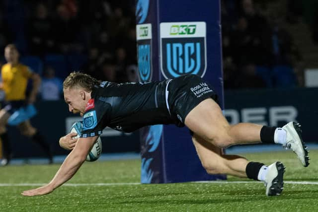 Thomas Gordon scored a second half try and made an important contribution after replacing Rory Darge. (Photo by Ross Parker / SNS Group)