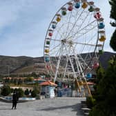 The Taliban have banned Afghan women from entering the capital's public parks, gyms  and funfairs. (Photo by WAKIL KOHSAR/AFP via Getty Images)