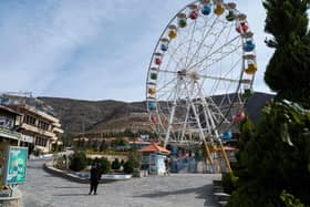The Taliban have banned Afghan women from entering the capital's public parks, gyms  and funfairs. (Photo by WAKIL KOHSAR/AFP via Getty Images)