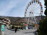 The Taliban have banned Afghan women from entering the capital's public parks, gyms  and funfairs. (Photo by WAKIL KOHSAR/AFP via Getty Images)