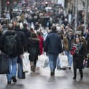 Buchanan Street in Glasgow's city centre.  PIC: John Linton/PA Wire