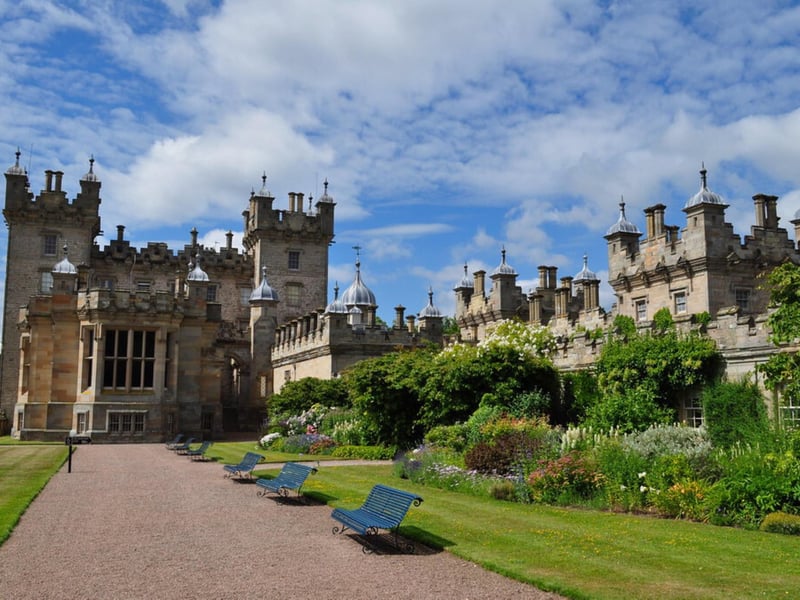 Floors Castle can be found at the Scottish Borders in Roxburghshire which is the south-east of Scotland. It is reportedly the largest inhabited castle in the country and has been the home of the Dukes of Roxburghe since it was built in 1721.