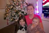 Jennifer Bell, 28, with daughters Georgia, eight, and Kacey, one.