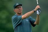 Norman Wood in action during the PGA Seniors Championship at The Belfry in 199. Picture: Paul Severn/Allsport.