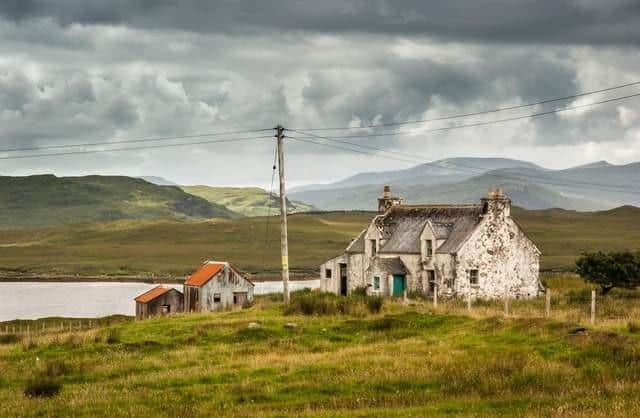A rundown house on the Isle of Lewis. Picture: CC.