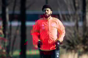 Hearts striker Ellis Simms may return to the starting line-up.