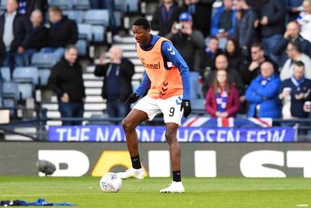Umar Sadiq struggled during his time at Ibrox. Picture: SNS