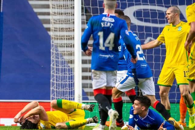 Rangers assistant manager Gary McAllister insists referee Willie Collum was right to deny Hibs' penalty claim for Ianis Hagi's challenge on Joe Newell at Ibrox on Boxing Day. (Photo by Rob Casey / SNS Group)