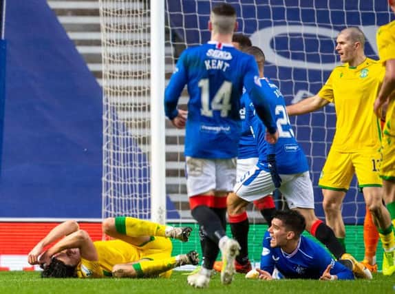 Rangers assistant manager Gary McAllister insists referee Willie Collum was right to deny Hibs' penalty claim for Ianis Hagi's challenge on Joe Newell at Ibrox on Boxing Day. (Photo by Rob Casey / SNS Group)