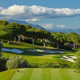 The 15th hole at Valderrama, where the LIV Golf League will stage an event next year. Picture: LIV Golf