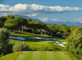 The 15th hole at Valderrama, where the LIV Golf League will stage an event next year. Picture: LIV Golf