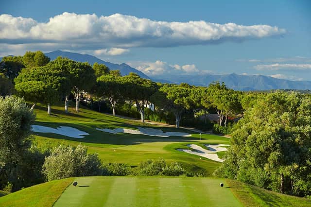 The 15th hole at Valderrama, where the LIV Golf League will stage an event next year. Picture: LIV Golf