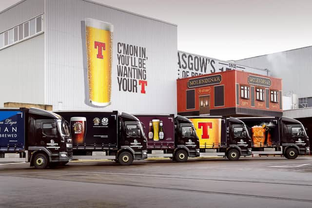 Tennent's, which is brewed in Glasgow, is Scotland's biggest selling lager brand. Picture: Andy Buchanan