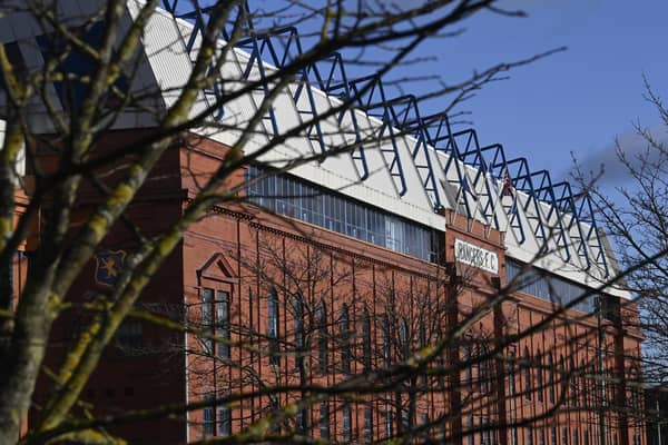 The main stand at Ibrox is one of the most iconic in British football.