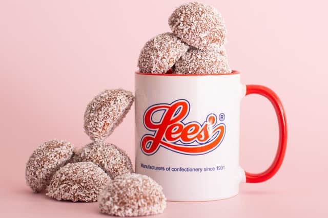 Established in 1931, Lees employs more than 200 staff at its site in Coatbridge making branded confectionery and meringues. The original products manufactured by the company were the Lees macaroon bar and the Lees snowball.