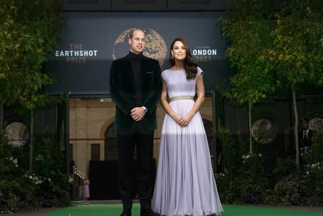 The Duke and Duchess of Cambridge attend the Earthshot Prize 2021 at Alexandra Palace. Photo: Alberto Pezzali - WPA Pool / Getty Images.