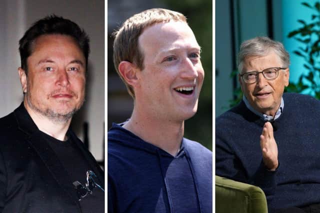 Tech tycoons feature prominently in the list of the world's wealthiest people.
